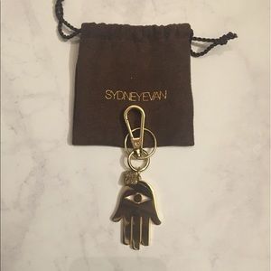 Hamsa Gold Metal Keychain